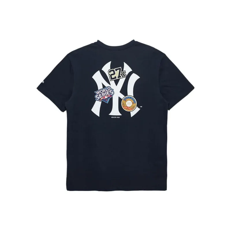 New Era T Shirt Unisex Navy Blue-0