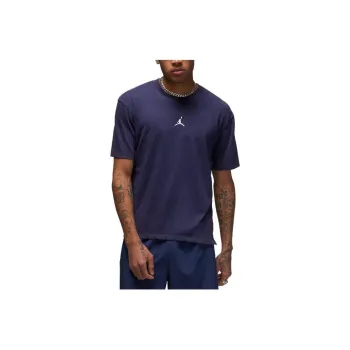 Jordan Drop Shoulder Sleeve T-Shirt Men's Navy Blue