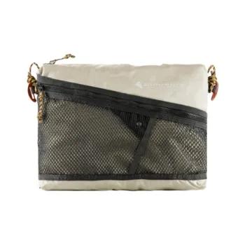 KLATTERMUSEN Polyamide Shoulder Bag, Crossbody Bag Large Size Men's Khaki Gray
