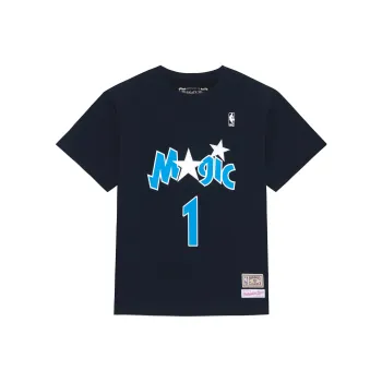 Mitchell & Ness Set in Sleeve T Shirt Unisex Black