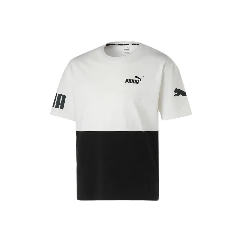 PUMA POWER Color T-Shirts Men White-0