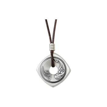 Inker Good Stone 999 Fine Silver Necklaces Unisex