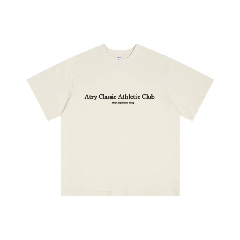Atry Alphabet Slogan Series T Shirts Unisex-0