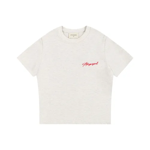 Atry Flower Body LOGO Series Drop Shoulder Sleeve T Shirt Women's