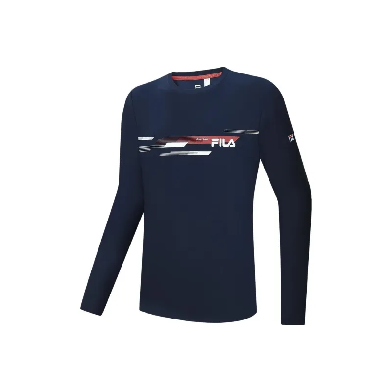 FILA Set in Sleeve T Shirt Unisex Legend Blue-0