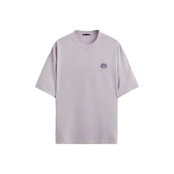 ZARA T Shirts Men Earth Gray Fuchsia