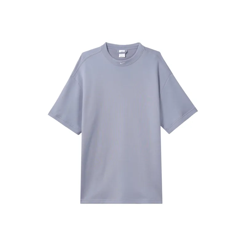 Nike T Shirts Men Steel Blue-0