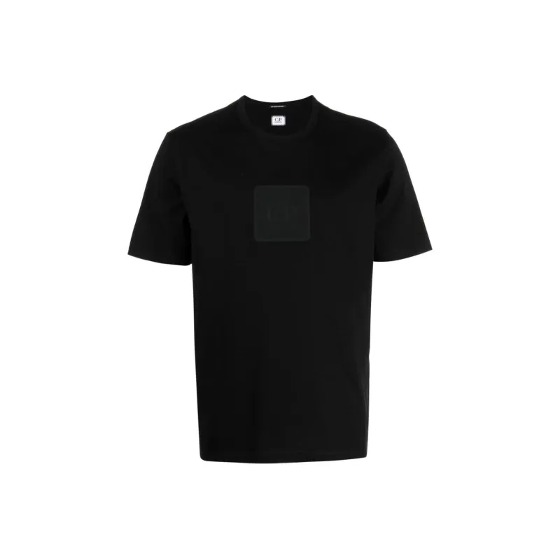 C.P.Company Logo Patch Crewneck T-Shirt-0