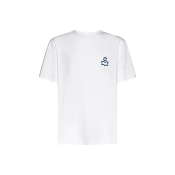 ISABEL MARANT Hugo Embroidered logo T shirt