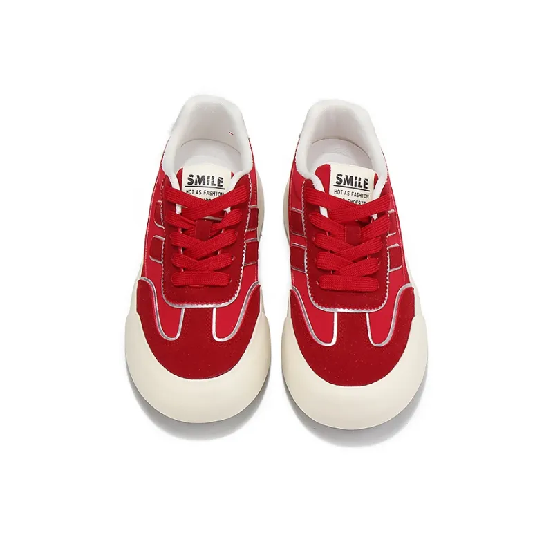 Yobn Anti Slip And Wear Resistant Breathable Low Top Skateboard Shoes Women's-8