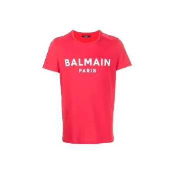 BALMAIN T-Shirts Men Red
