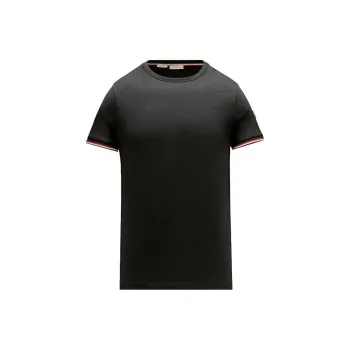 Moncler SS24 T Shirts Men Black