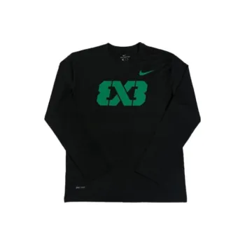 Nike 3x4 T-Shirts Unisex Black Green
