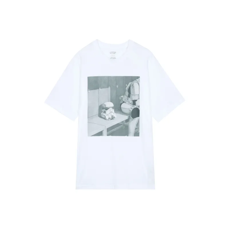 Disney X UNIQLO Disney Co brand T Shirts Unisex White-0