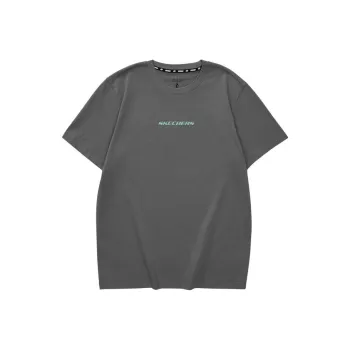 Skechers SS24 T Shirt Unisex Lime Gray