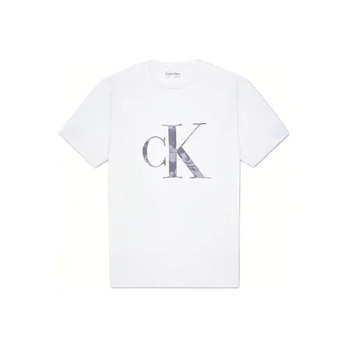 CALVIN KLEIN SS23 Fork 90 Series T Shirt Men's White