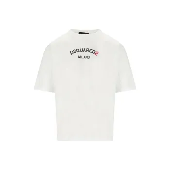 DSQUARED 2 Logo Printed Loose Fit T Shirt