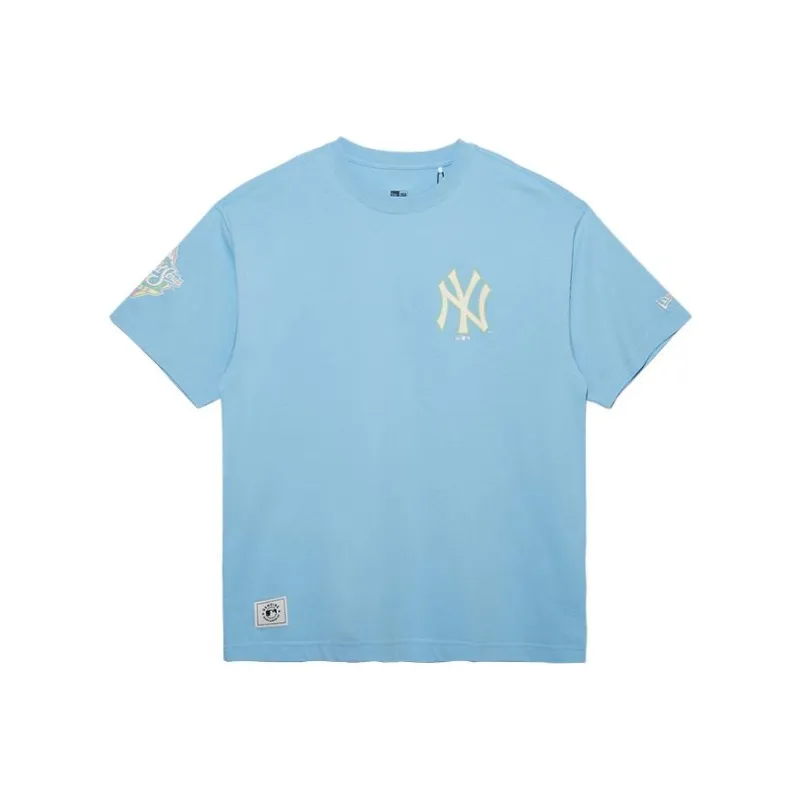 New Era T Shirts Unisex Sky Blue-0