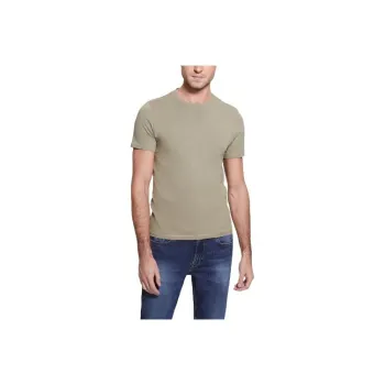 GUESS T-Shirt Men's Brown Green