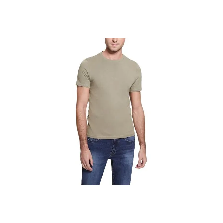 GUESS T-Shirt Men's Brown Green-0