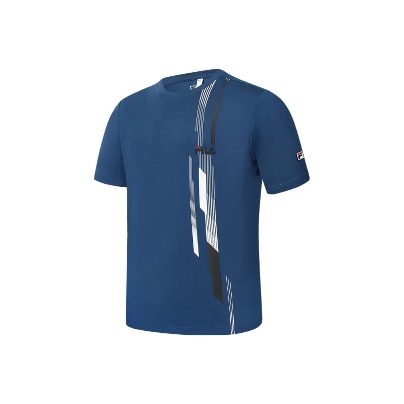 FILA T Shirt Men's Night Shadow Blue-0