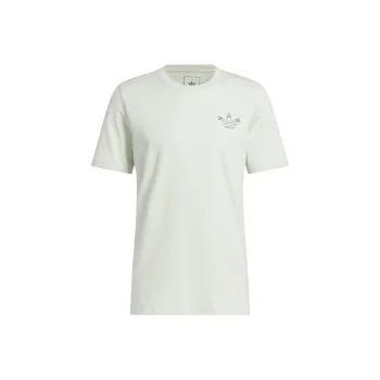 Adidas Originals T Shirt Men's Linen Green
