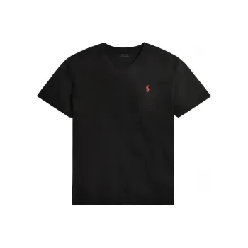 Polo Ralph Lauren Classic Fit Jersey V Neck T Shirt T Shirt Men's Black