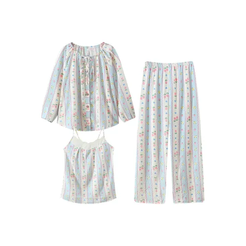 O'MESIK Pajama Set Women's Blue