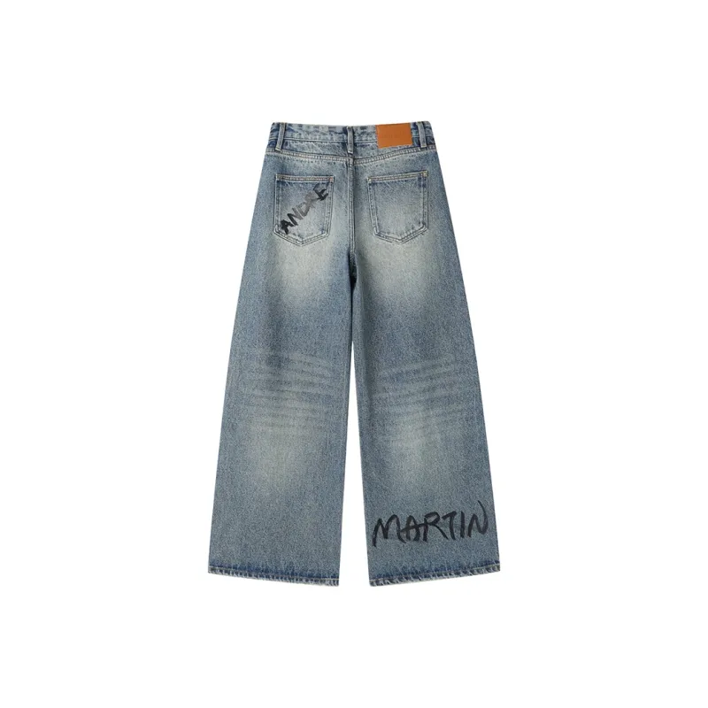ANDREA MARTIN Jeans Women's Gray Blue-1