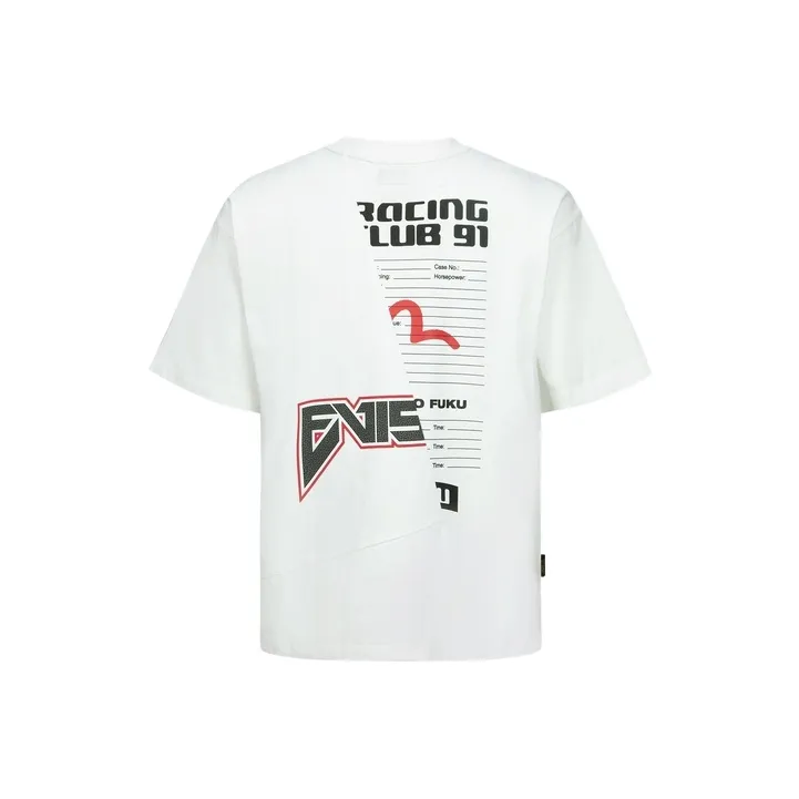 EVISU T Shirts Men White-0