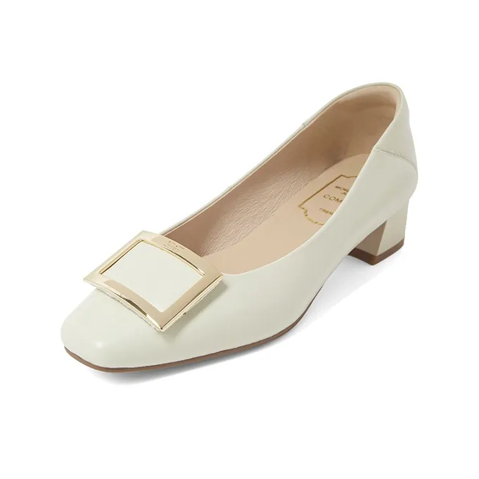 COMELY Melody Collection Chunky Heel High Heels Women's-6