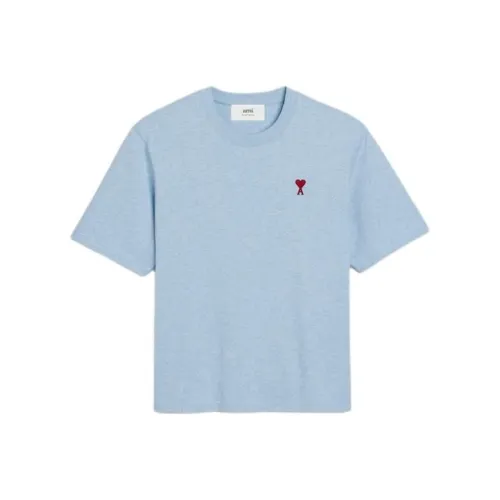 AMIPARIS Paris Ami De Coeur Logo Embroidered Crewneck T Shirt