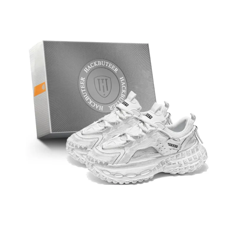 HACKBUTEER Low Top Chunky Sneakers Men's-10