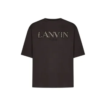 Lanvin T Shirts Men Brown