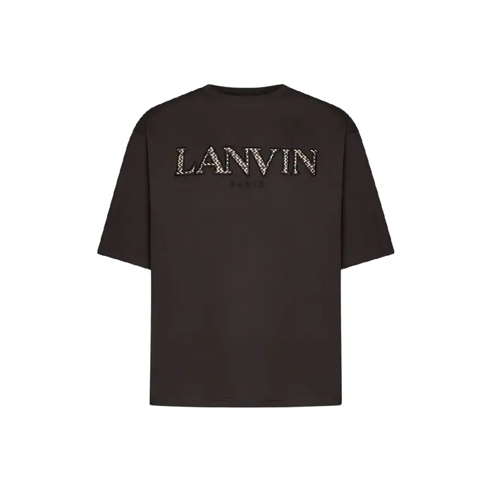 Lanvin T Shirts Men Brown-0