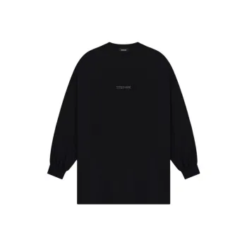 WE11DONE Logo embellished Long sleeve T shirt