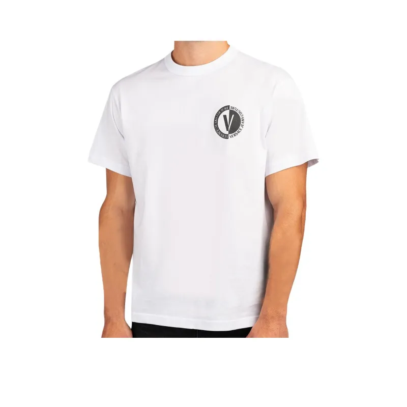 VERSACE JEANS COUTURE Logo print Cotton Polo Shirt-0