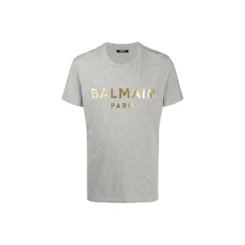 BALMAIN T-Shirts Men Gray