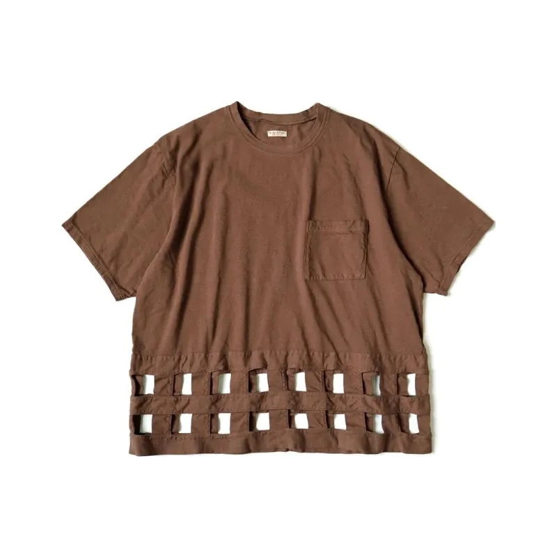 Kapital 20 / -Jersey Windowpane T-Shirt-3