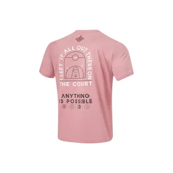 LiNing Basketball Collection T Shirt Men's Plum Pink
