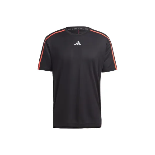 Adidas Set in Sleeve T Shirt Men's Black