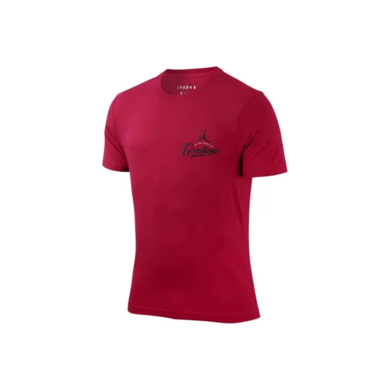 Jordan T Shirts Men Red-0