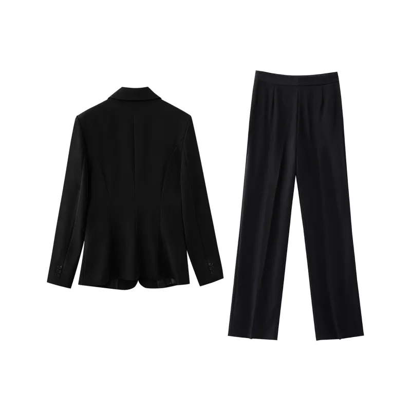 DonnaZilan Business Suits Women's Black-1