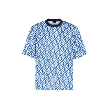 FENDI T Shirts Men Blue