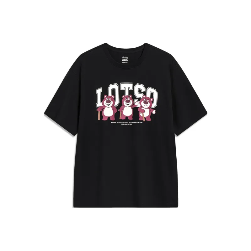 LiNing x Disney Sports Fashion Collection T Shirt Unisex Black-0