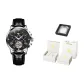 Black Leather Jet Black Dial[Luxury Box]