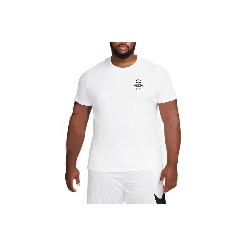 Nike T Shirts Men White-0