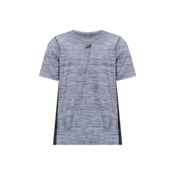 New Balance T-Shirts Men Gray