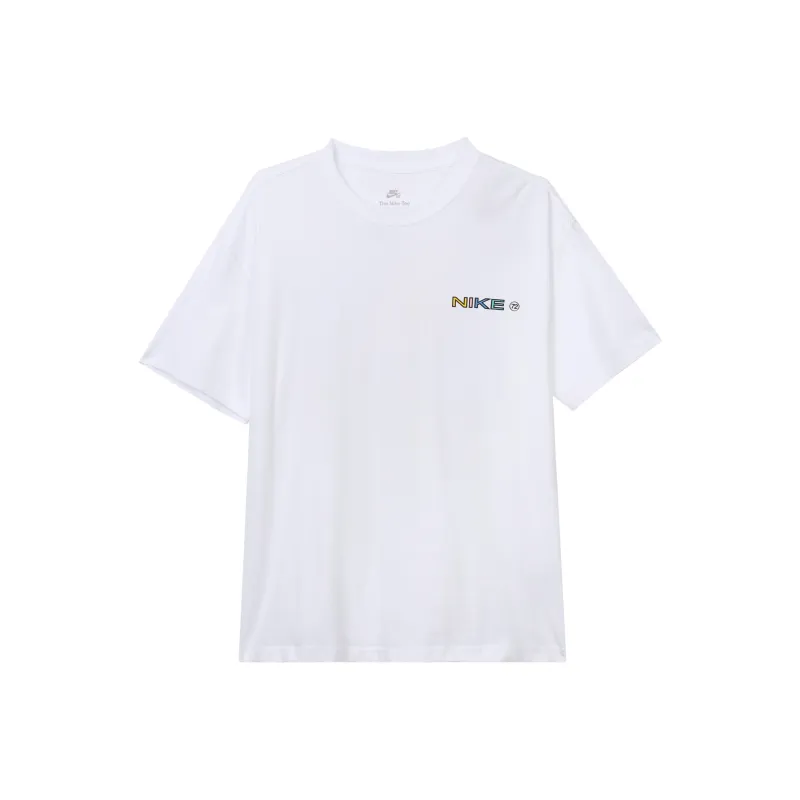Nike T Shirts Men White-0