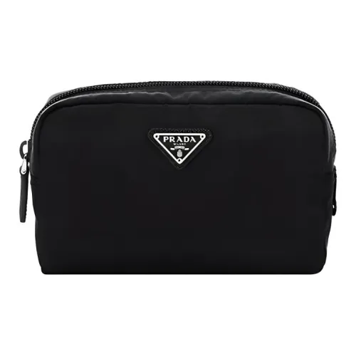 PRADA Nylon Clutch Women's Black